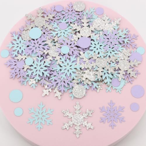 Blopee Snowflake Confetti, 300 PCS Snow Confetti...