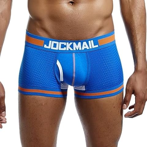 JOCKMAIL Men's Breathable Mesh Boxer Briefs Cover