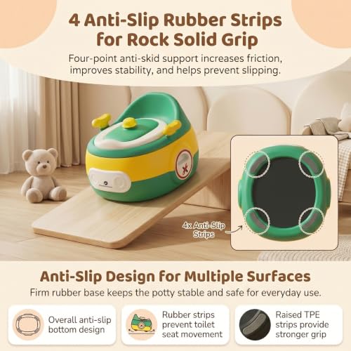 Image of StarAndDaisy 3 in 1 Kids Potty Training Seat with Step Stool & Toilet Trainer | Potty Seat for Kids 2-5 Years | Potty Training Seat 1-3 Years | Potty Seat for Kids 6 Months-3 Years