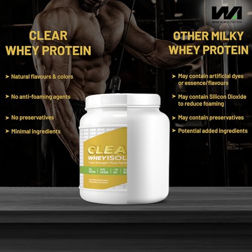 Image of Clear Whey Isolate 90% | 24g Protein Per Serving | 30 Servings | 0.5% Lactose, 1% Fat, 0 Sugar | Fast Absorbing, Zero Bloating, Easy to Digest | Fast Muscle Recovery (PINEAPPLE CRUSH)