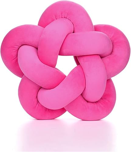 Miniatura 16 de chislim Bolas de almohada, almohada redonda con nudo hecho a mano, almohadas redondas de felpa decorativas para el hogar, para sofá, dormitorio