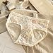 Cute Embroidered Cotton Panties for Women Comfortable Stretch High Waisted Underwear Ladies Cheeky Breathable Briefs