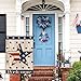 Dyrenson Home Decorative Outdoor 4th of July Patriotic Star Memorial Day Garden Flag Double Sided, Welcome Quote House Yard Flag, Primitive Garden Decorations, USA Vintage Holiday Outdoor Flag 12 x 18