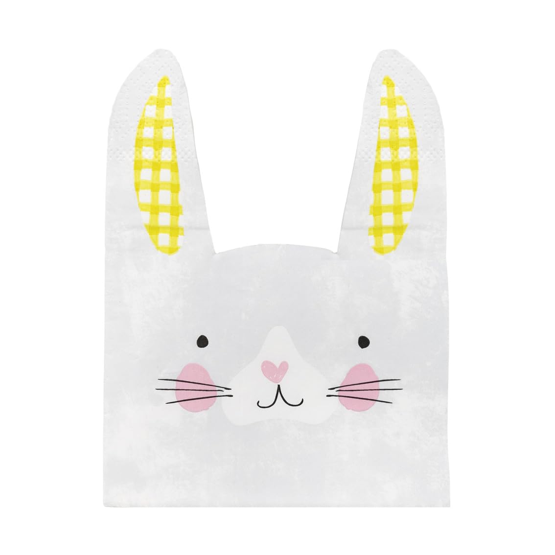 20 x Super Cute Easter Bunny Napkins | Spring Table Decorations, Kids Birthday Tea Party, Picnics, Parties, | Spring Themed Serviettes for Decoupage | Eco-Choice | NO PLASTIC| Talking Tables Branded