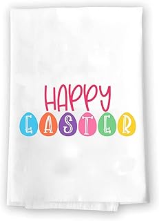 Decorative Kitchen and Bath Hand Towel | Religious Christian Easter Flowers Orange Pink Green | Spring Summer Garden Themed | Home Decor Decorations | House Gift Present