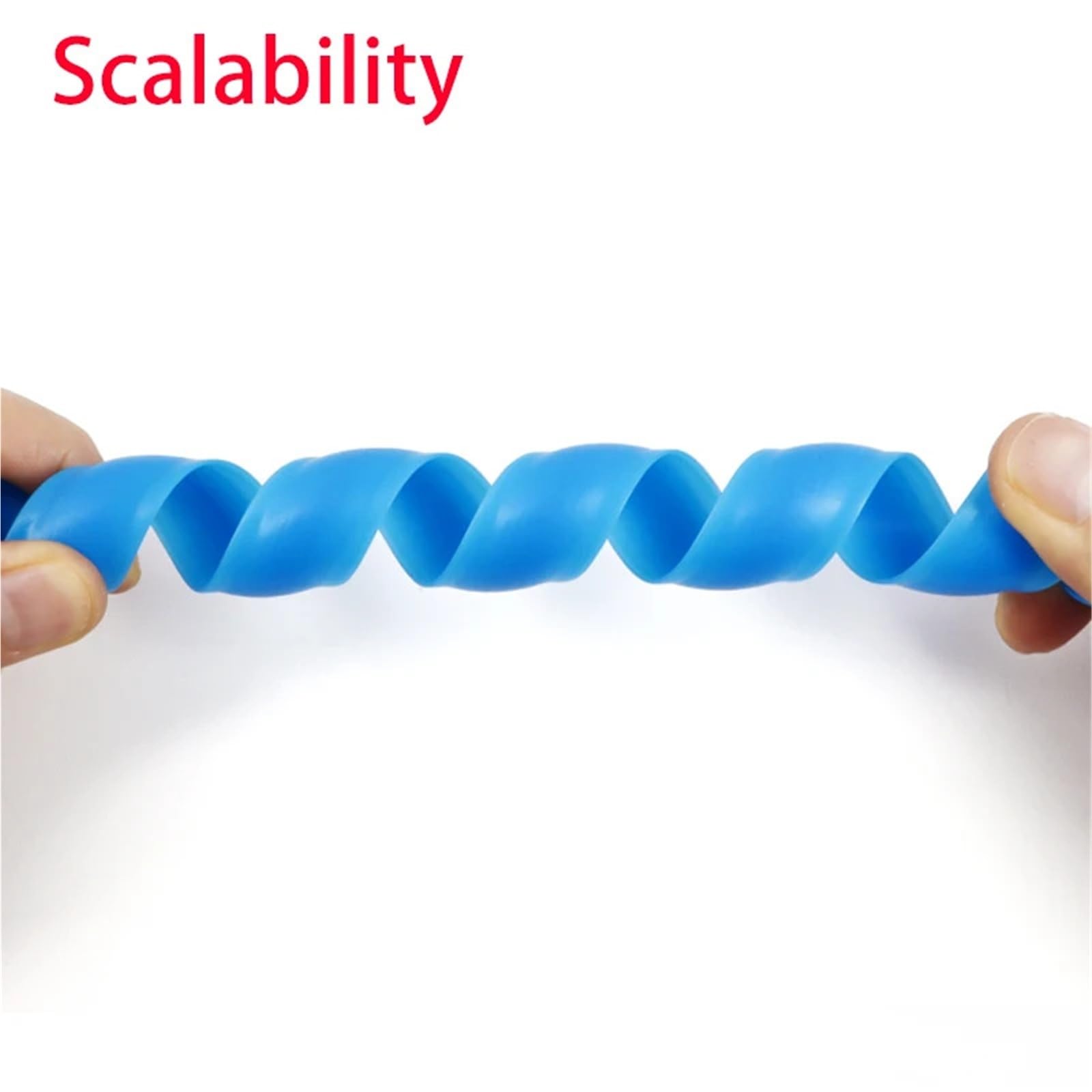 Tubo en Espiral para Cables, Funda Flexible for enrollar Cables en Espiral, Color Negro, 1 a 10 m, 8 a 35 mm(35mm)