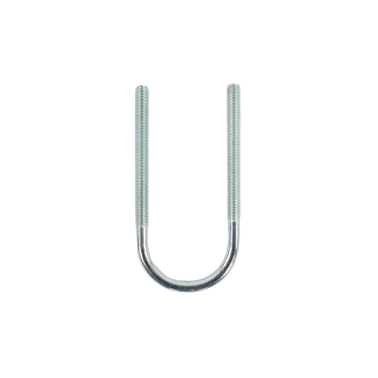 U Bolt Round, 1-11/16" x 3-3/4" Zinc Finish for Round Pipe