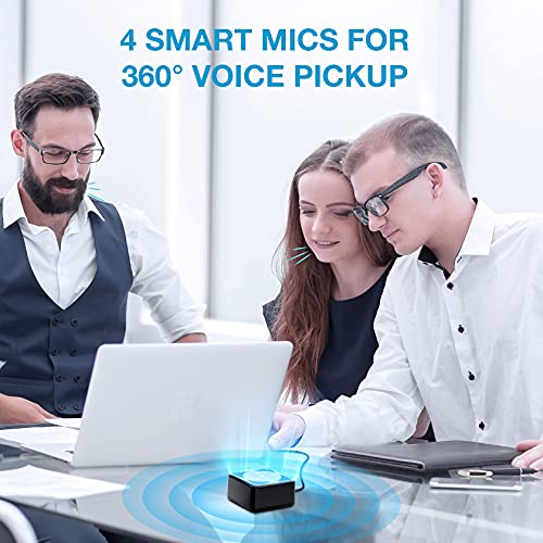 Image of EMEET USB Speakerphone M0 4 AI Mics Speakerphone for Conference Calls 360 Voice Pickup Conference Speakerphone for Computer Plug and Plays Computer Speaker with Microphone for 4 People