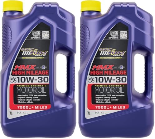 Royal Purple 11750 HMX SAE 10W-30 High-Mileage Synthetic Motor Oi...