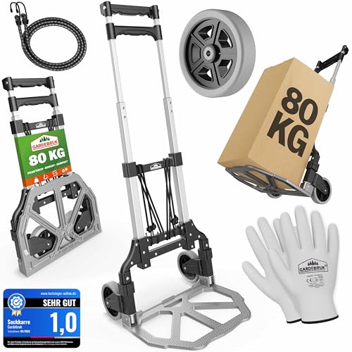 GARDEBRUK® Foldable Hand Truck Heavy Duty Sack Barrow 200kg Capacity Blue | For Transporting Office Product A4 Paper Fridge Freezer Moving Boxes Wardrobe Trolley for Moving House & Home Impro product thumbnail 9