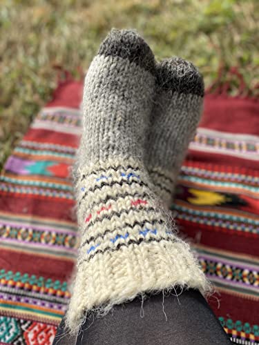 Men's/Women's Wool socks handmade made of natural wool, Large Sizes, Extra Thick, Bed wool socks, Organic wool, Winter socks, Warm socks, Cozy socks, Socks for hiking4