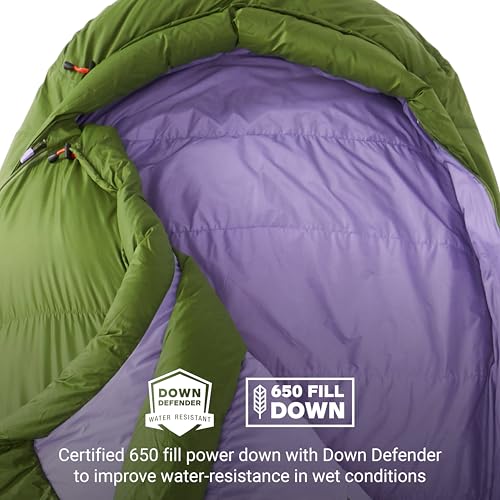 MARMOT Sleeping Bag Angel Fire para mujer, 25° con relleno de plumón 650 para camping y mochilero miniatura 3