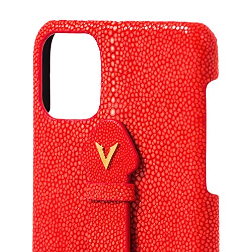 Étui en cuir véritable iPhone 11 Pro Max Vascari rouge : le cadeau d'exception - 2