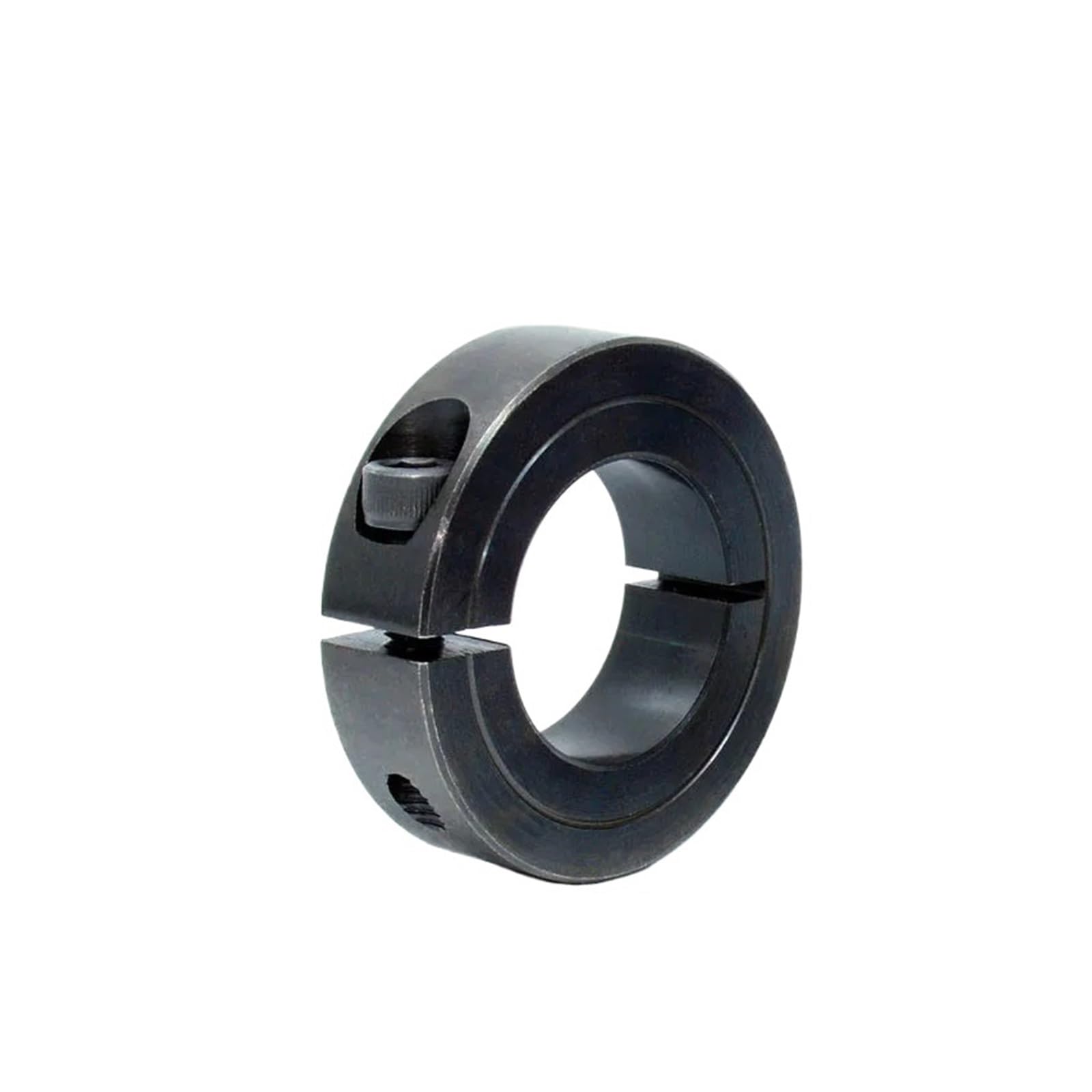 Collare per albero a doppia fessura, Collare for albero diviso for macchine utensili MITFL Acciaio al carbonio Ossidazione nera Dimensioni multiple(MITFL65 93 19mm)
