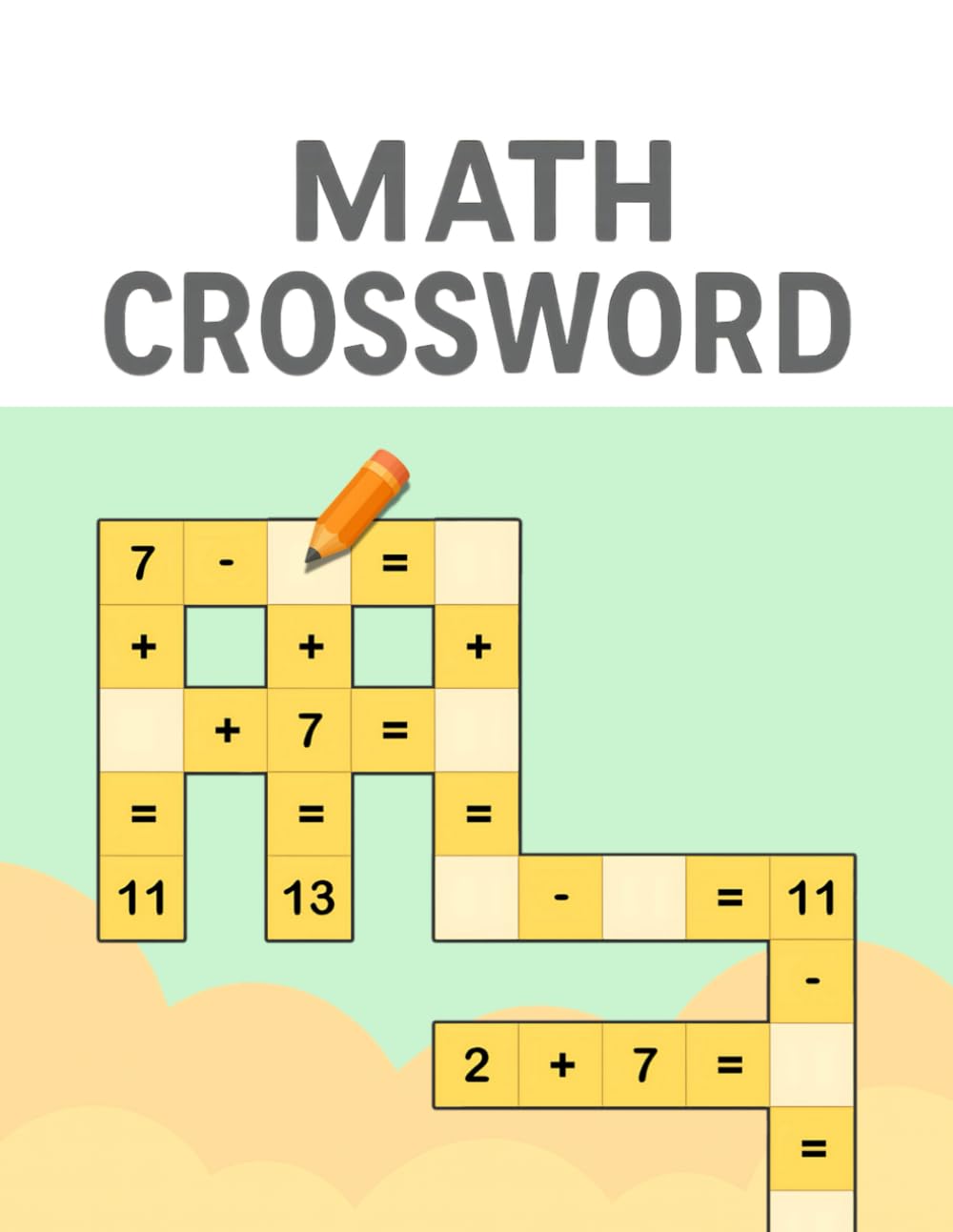 Math Crossword - Number Puzzle: 100 Cross Math Sudoku Brain Game