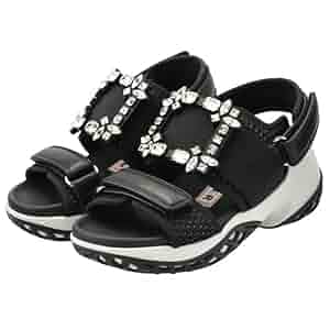 ■Roger Vivier■Viv' Run クリスタルバックル付 サンダル Amazon.co.jp: ROGER VIVIER(ロジェ ヴィヴィエ) サンダル