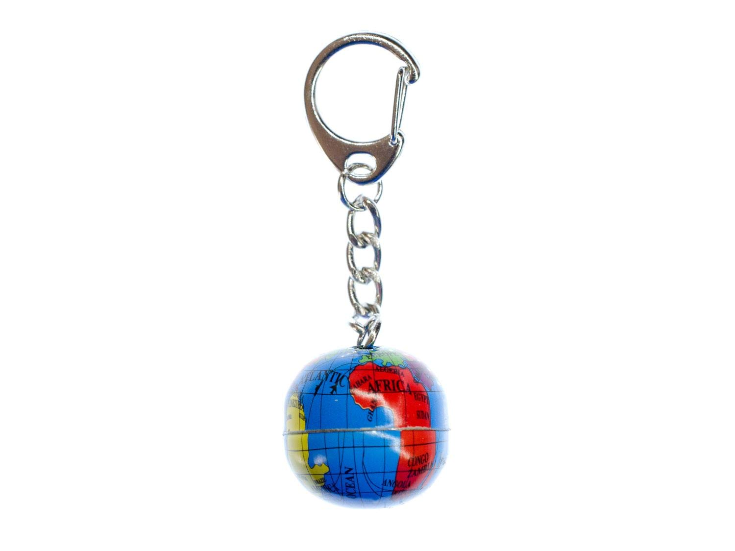 Miniblings Globe Key Ring Chain World Travel Earth