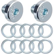 12pcs Automatic Transmission Pan Drain Plug with Gasket Kit for Toyota 90341-10021, 35178-30010 4Runner Fj Cruiser Land Cruiser Sequoia Tacoma Tundra fits Lexus GS GX is LC LS LX RC SC 2003-On