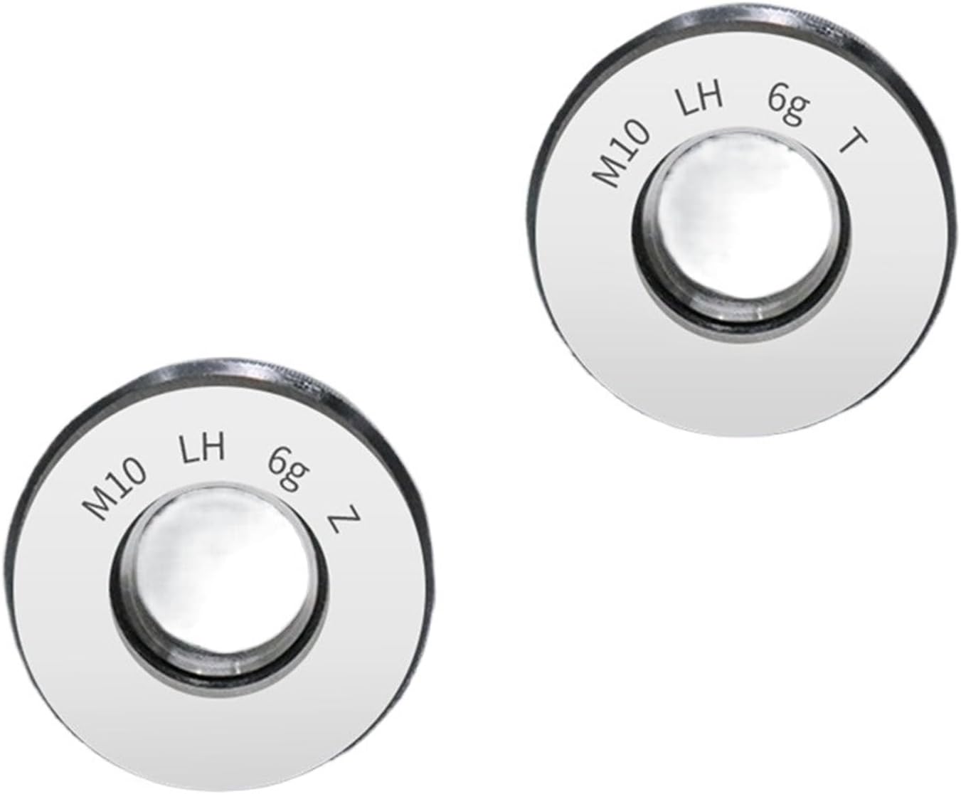 1セット(1*GO+1*NOGO)非標準左メトリック細歯ねじリングゲージ精度6g  