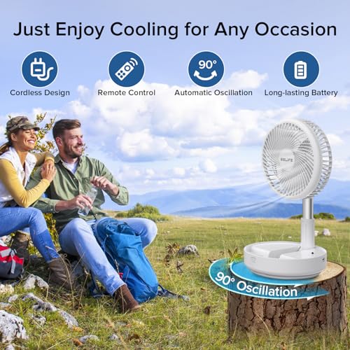 Belife X8 Portable Oscillating Camping Fan for Travel by Belife - Used condition - Image 6