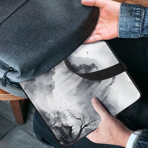 Bolsa para laptop unisex 15 pulgadas con diseño tinta abstracta miniatura 4