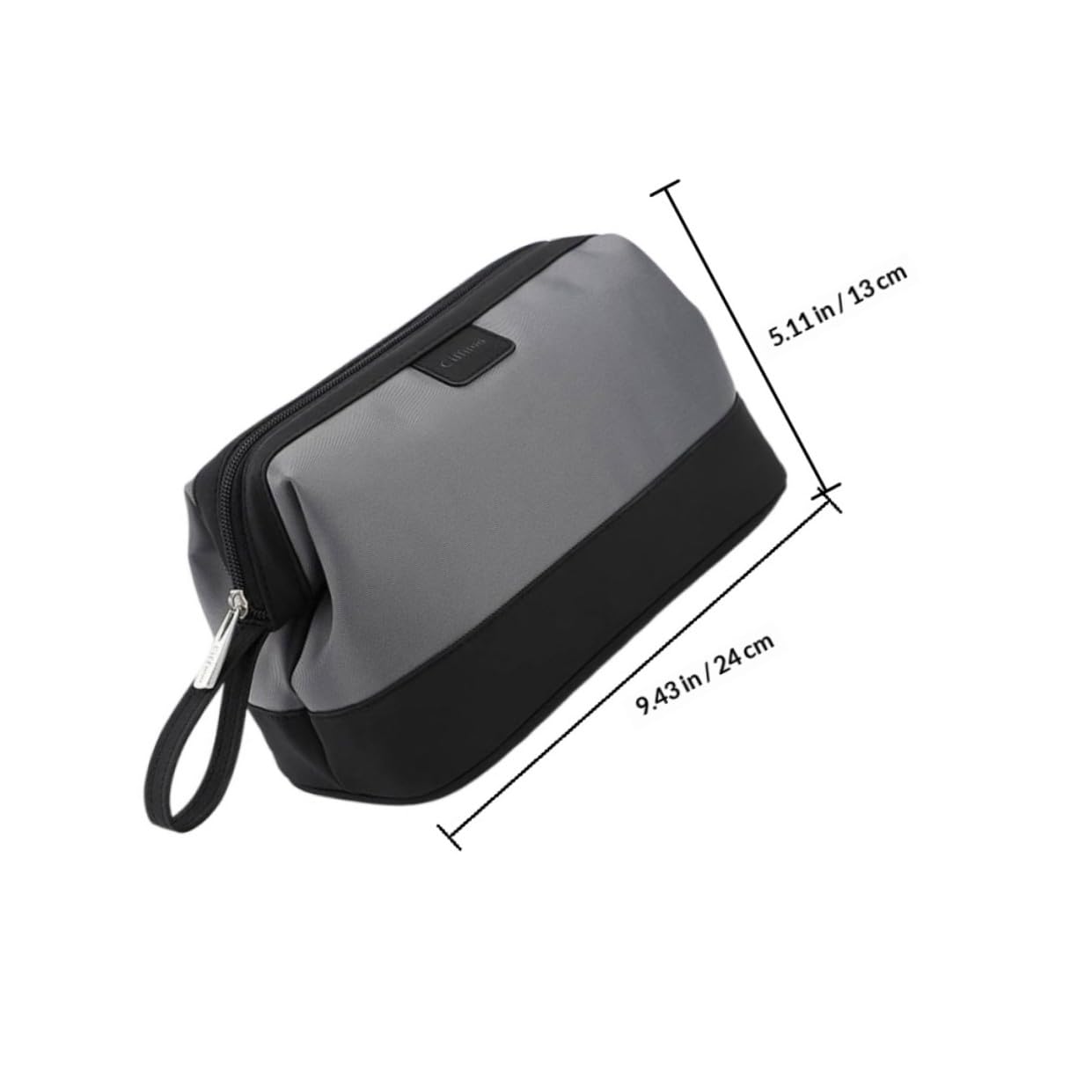 Gatuida Bolsa de Aseo para Hombre Neceser de Viaje Multifuncional con Duradera Compacto y Ligero para Cosméticos y Kit de Higiene Gris