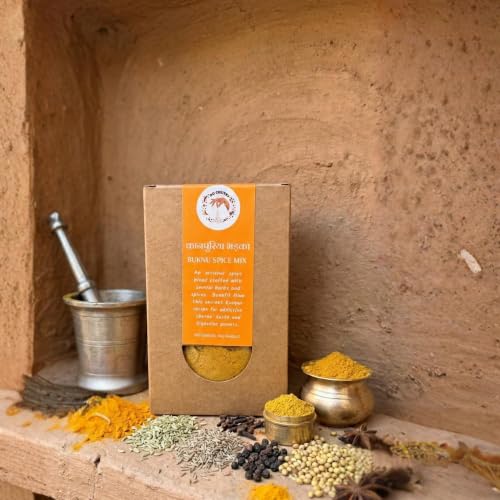 Image of Do Chutki Kanpuriya Bhadka - Buknu Masala Kanpur 100g (Pack of 3) | Traditional Spice Mix & Seasoning Powder | Desi Buknu Powder Masala With Indian Spices | No Onion No Garlic