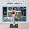 Mobvoi Home Treadmill Tapis roulant pieghevole 3 in 1 Tappetino da passeggio Walking Pad Compatto sotto la scrivania Corsa per casa e ufficio Display a LED Ampia area di corsa 42 cm 1-12 km/h 120kg