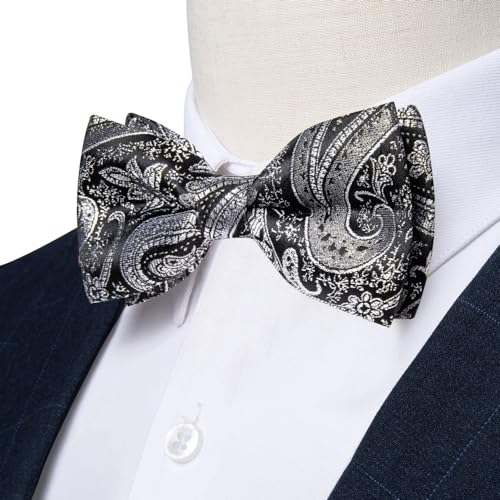 Corbatín Paisley Preanudado para Hombre miniatura 3