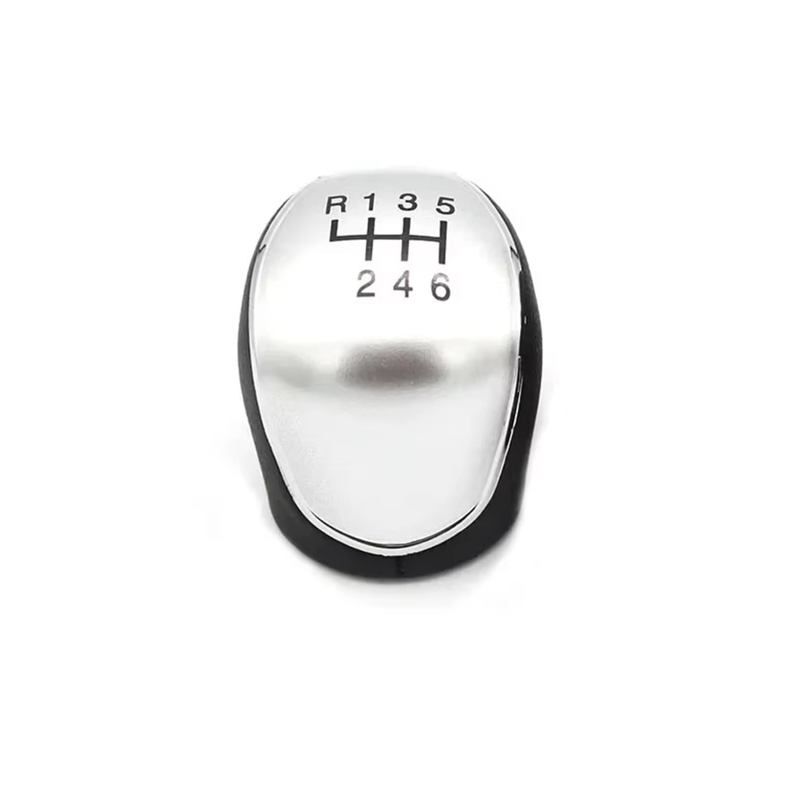 Wsbojxth One Color Gear Stick Compatible With C-Max 2007-2021 For Focus Mk2 2007-2011 For Grand For C-Max 2010-2021 5/6 Car Gear Shift Knob 1798600(6Speed-Silver)