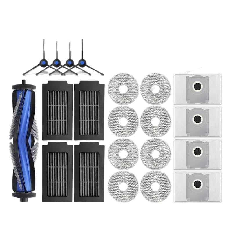 Accessori for aspirapolvere robot Spazzola laterale principale Filtro Hepa Parti del sacchetto for la polvere in tessuto, compatibile for ECOVACS, T50 PRO OMNI / T50 AUTO / DDX67 | Combination2