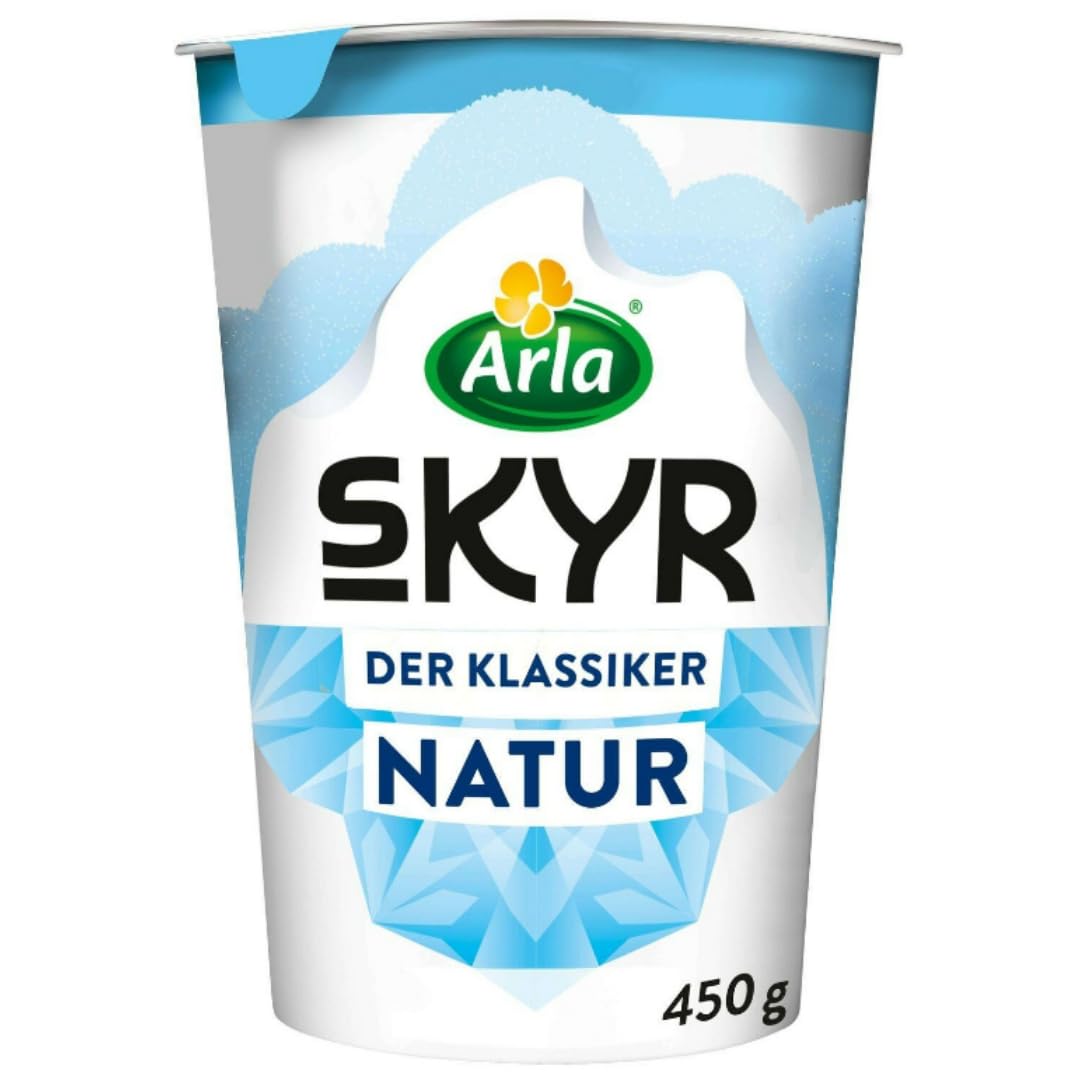 Arla Skyr natur Joghurt 450 gramm x 6 Stück [Frischegarantie]