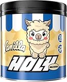 HOLY Milkshake Vanilla – 50 portions avec vitamines B, C et D et arômes 100% naturels – sans sucre, sans caféine et vegan – poudre pour milkshake hypocalorique au goût vanille