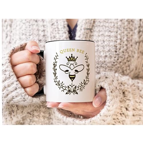 Taza de cerámica Queen Bee con caja de regalo miniatura 4
