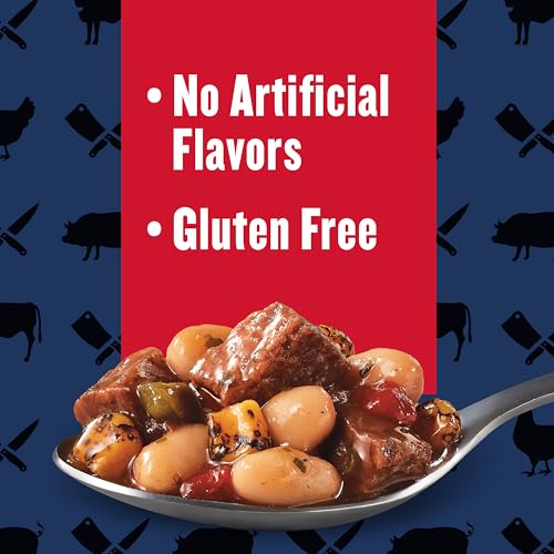 Image of Progresso Pitmaster Steakhouse-Style Steak & Bean Soup, Gluten Free 18.5 oz | Steak, Beans & Corn in Beef Broth, 20g Protein per Can, No Artificial Flavors