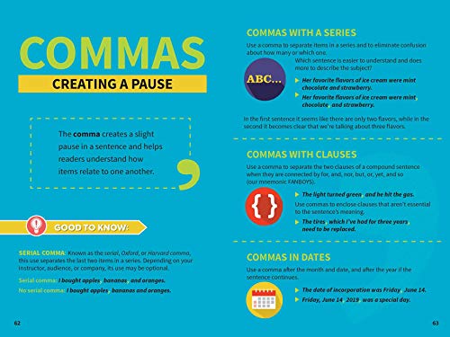 image for Simon & Schuster The Infographic Guide to Grammar: A Visual Reference 