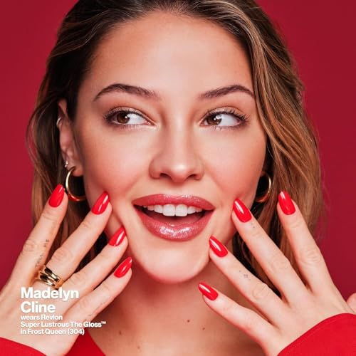 Image of Revlon Super Lustrous The Gloss, Non-Sticky, High Shine Glossy Finish, Lightweight Moisture Enriched With Agave, Moringa Oil Capuacu Butter - Black Cherry(265), 3.8ml