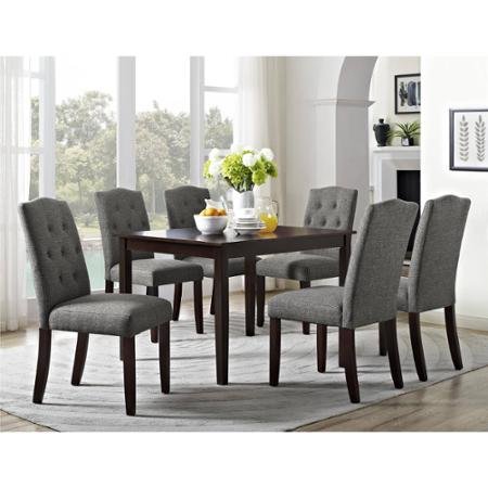 Better Homes And Gardens Parsons Tufted Dining Chair (Gray) #TOP1