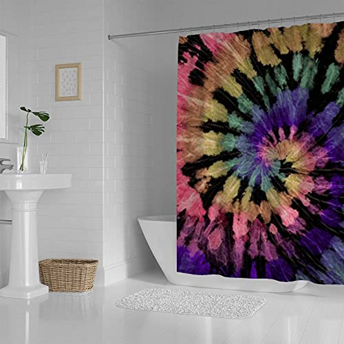 Rideau de douche polyester avec crochets en C 168 x 183 cm - 4