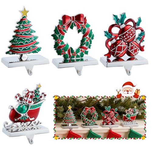Support de chaussette de Noël en résine robuste et détails sculptés - 2