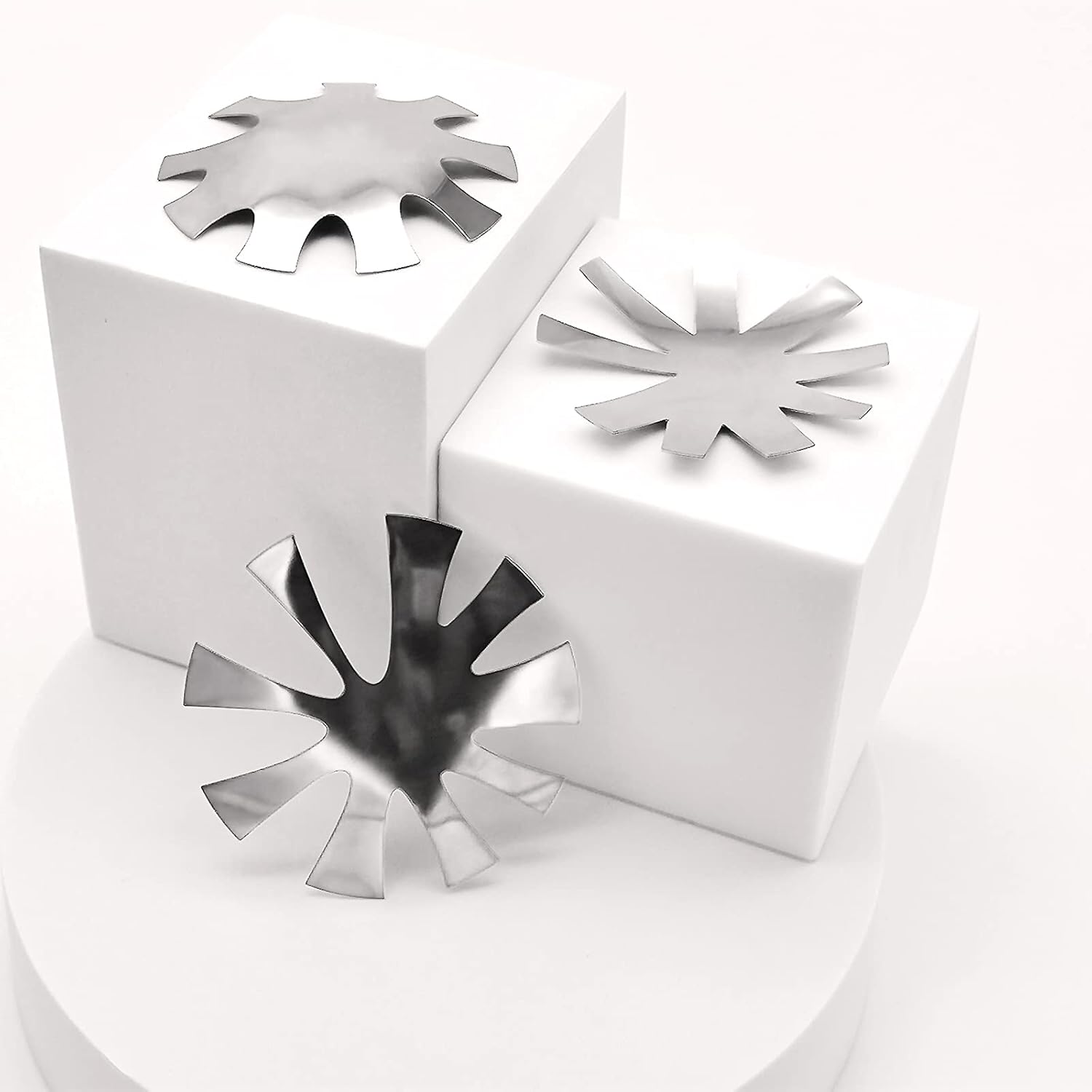 3 Pcs French Nail Cutter for Acrylic Nails,Stainless Steel Smile Line Cutter Manicure Edge Trimmer with Handles French Tip Cutting Knife 5 Spare Blades for Nail : Beauty & Personal Care