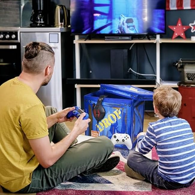 CampLiner Loot Drop box storage box fabric construction great for parties and long term storage of gaming gear.