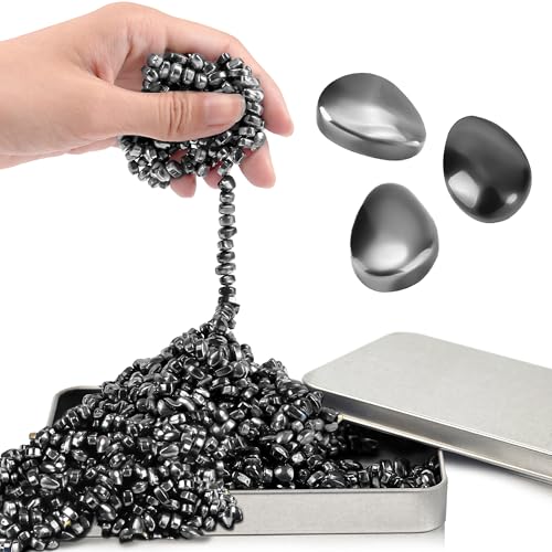 Product Image of the Fidget Toy for Adults Cool Gadgets Gifts for Teen Boys Girls 500pc Office Desk Stuff for Mens ADHD Tools Sensory Autism Stress Anxiety Fidgets Beads Balls Ferrite Putty Stones Easter Basket Stuffer