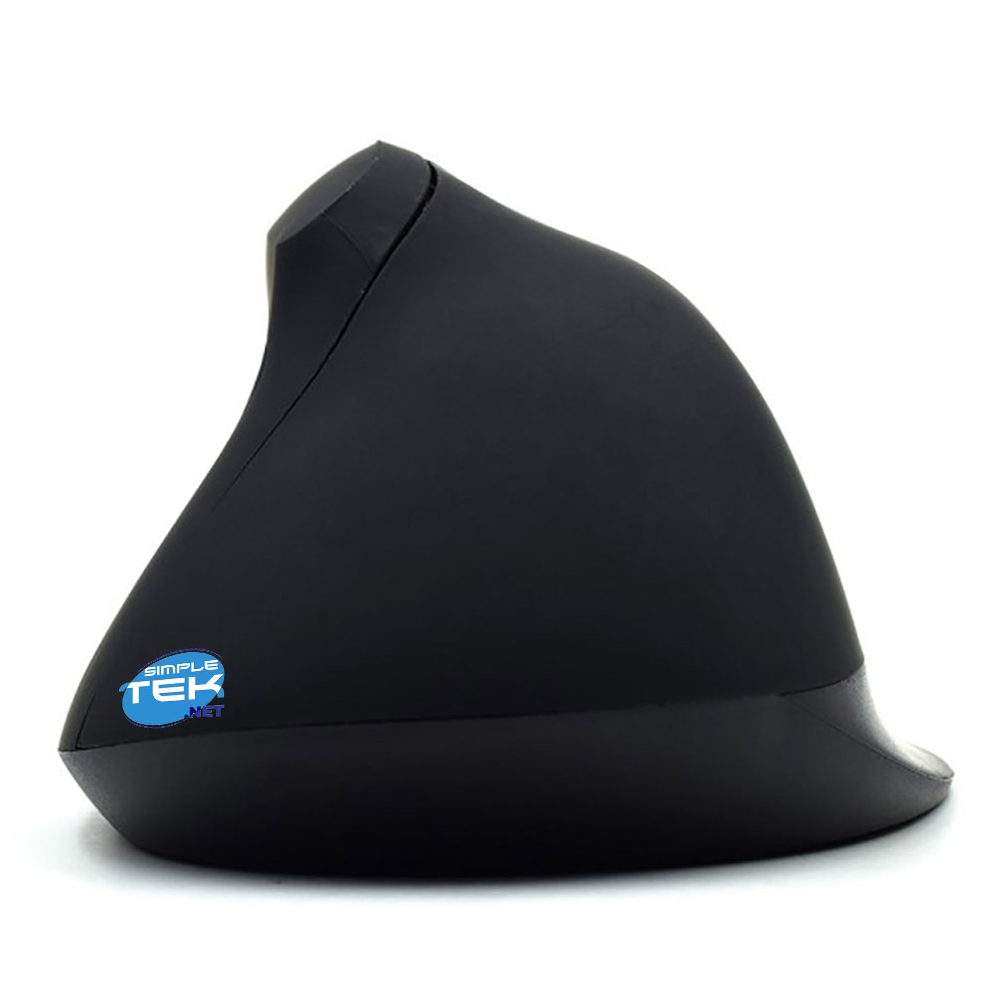 SIMPLETEK - Mouse verticale ergonomico wireless 2,4 GHz 5 pulsanti con batteria interna ricaricabile, fino a 1600 DPI, ricevitore USB incluso