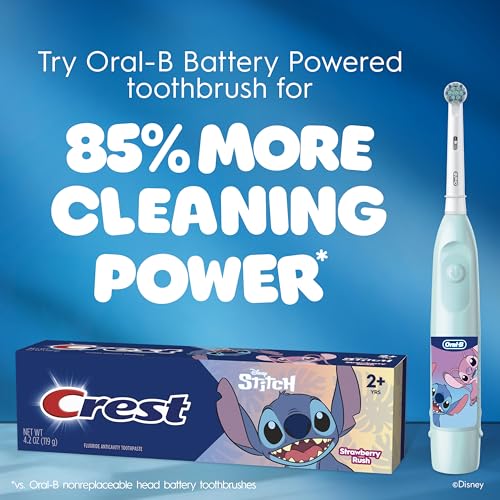 Oral-B Kid's Electric Battery Powered Toothbrush, Featuring Extra Soft Color Changing Bristles, for Ages 3+ - image 6