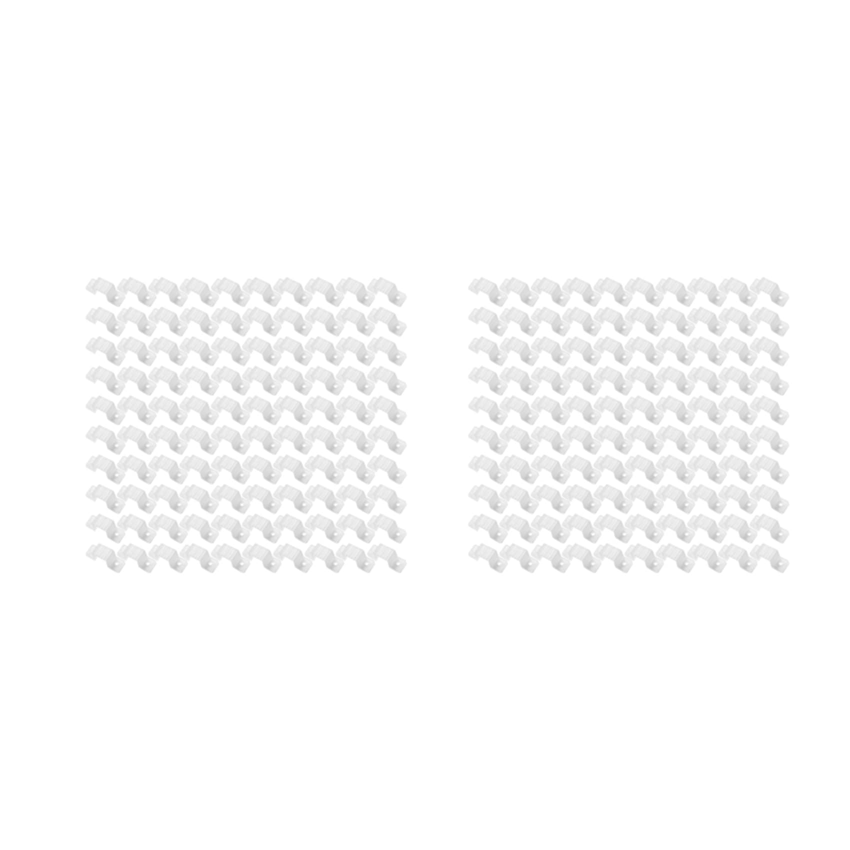 Hndhbfgrt Led Light Strip Mounting Clip 5730/2835 / 5050 Mounting Holder Translucent Snap (Width 14mm, 200 Pieces)