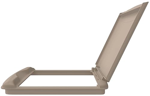 Miniatura 3 de Rev-A-Shelf RV-35-LID-1 Recipiente de reciclaje de basura de polímero de 35 cuartos de galón de tapa de repuesto para cocina o lavandería, base