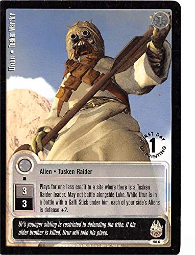 Tusken Raider trading card Star Wars Jedi Knights Gaming 1996