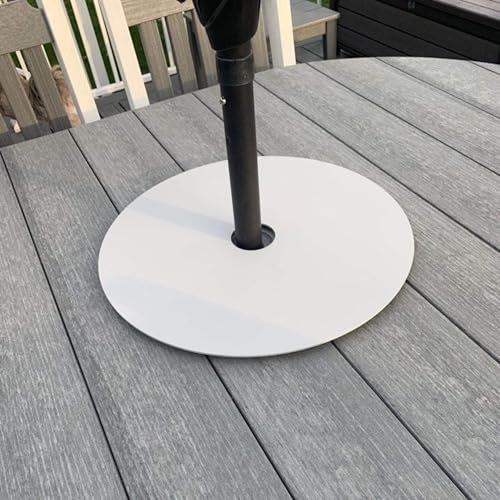 Servewell Lazy Susan - Garden Parasol - Acrylic, Turntable Serving Plates Graphite Grey Standard 32cm / 5.4cm hole