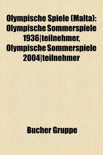 Olympische Spiele (Malta) Olympische Sommerspiele 1936Teilnehmer